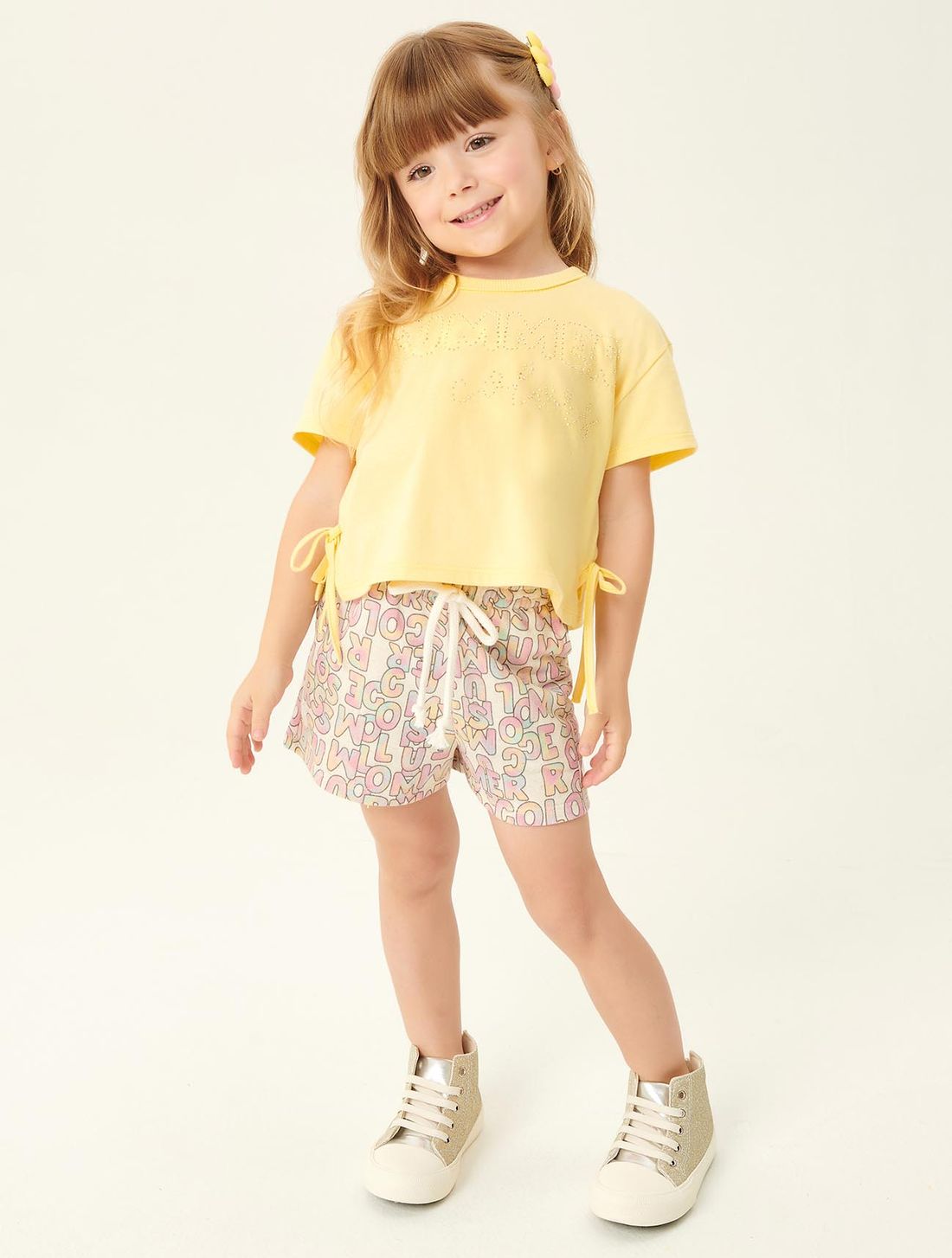 CONJ BLUSA E SHORTS AM BUTTER/AM BUTTER