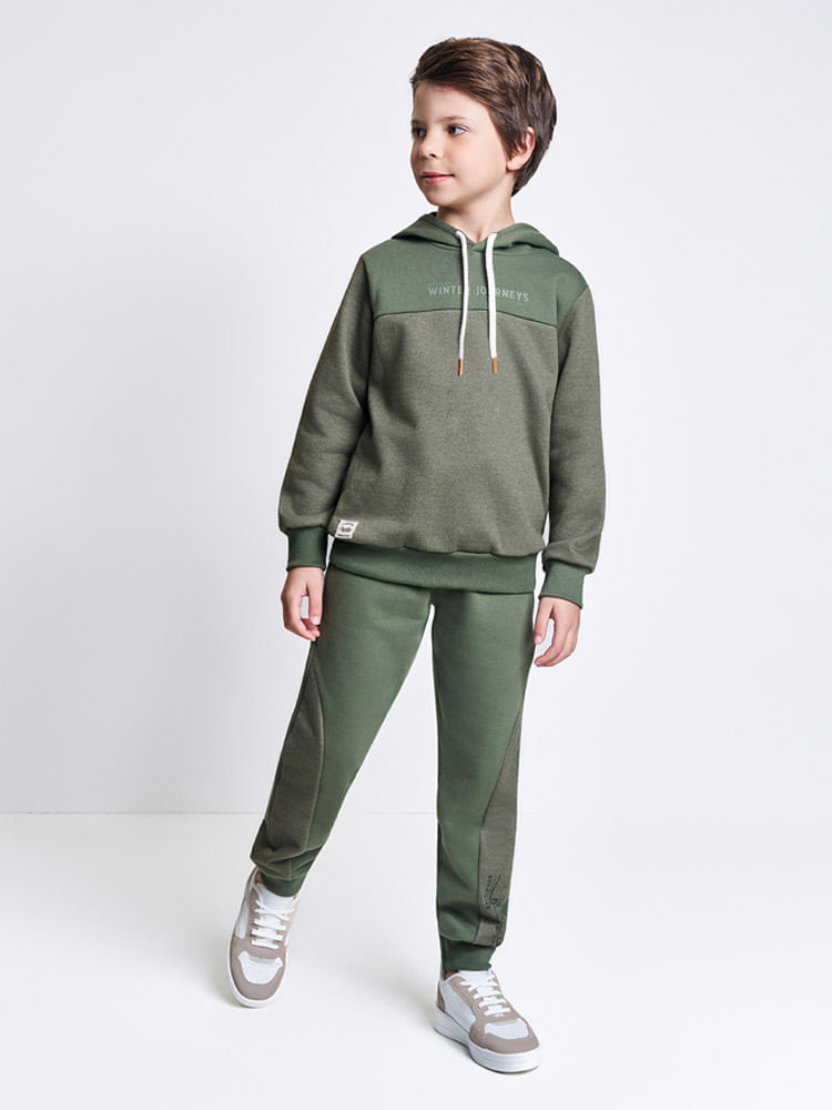 Calça Jogger Infantil Menino Moss Trail Divertto Calça Jogger Infantil Menino Moss Trail Divertto