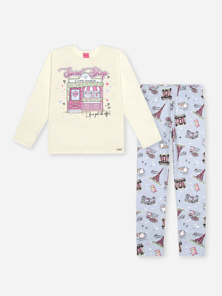 Conjunto Infantil Menina Sweet Shop Beli.me