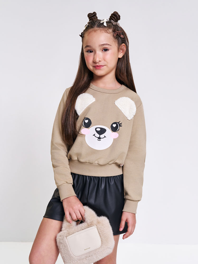 Conjunto Infantil Menina em P.U. Maxi Bear Beli.me Conjunto Infantil Menina em P.U. Maxi Bear Beli.me