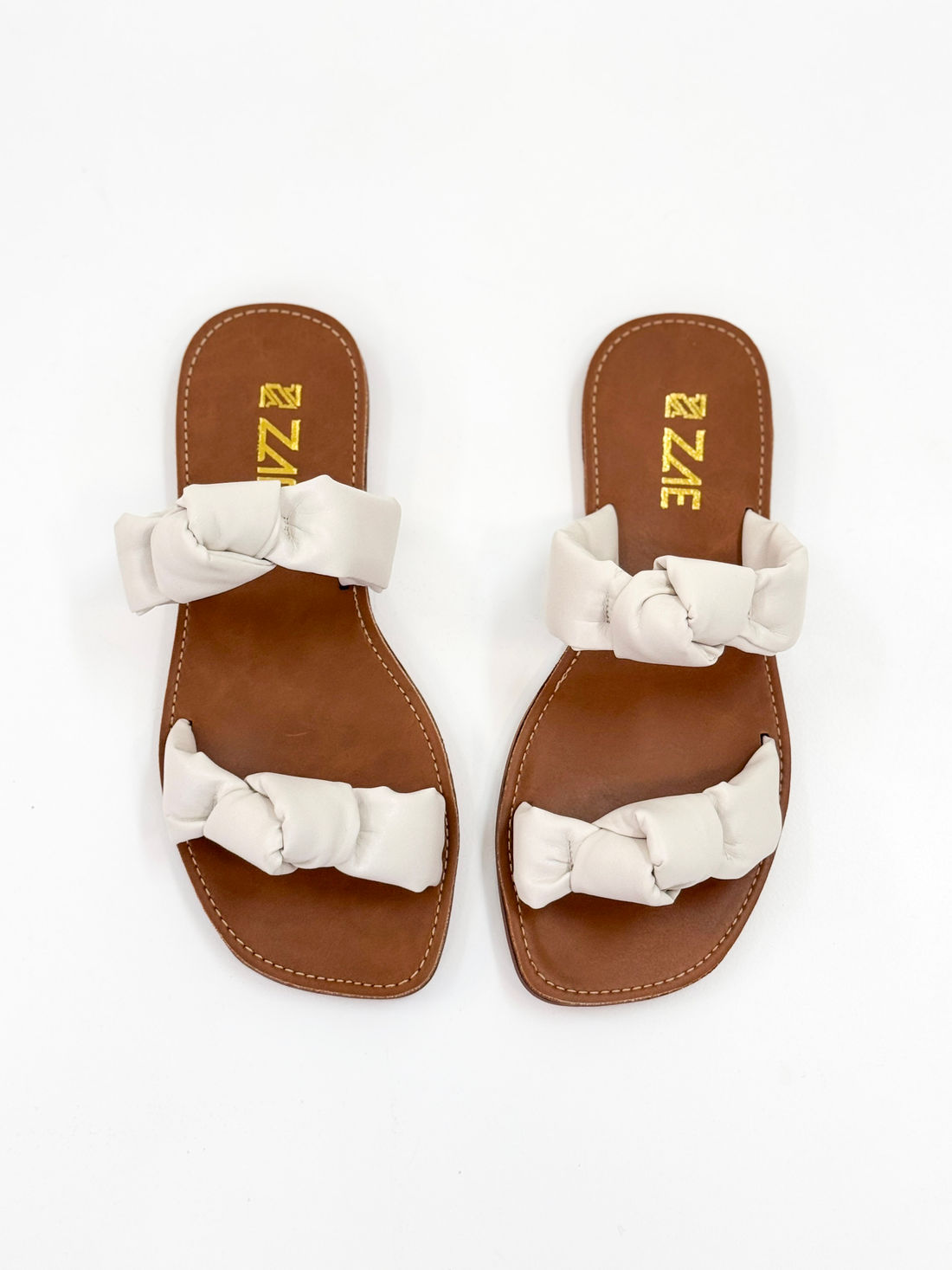 Luana - Chinelo Rasteira Off White Luana - Chinelo Rasteira Off White