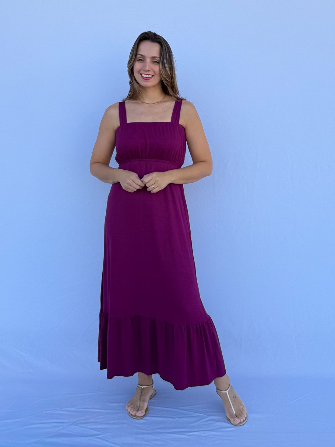 Vestido de Amamentação Lorena - Fúcsia
