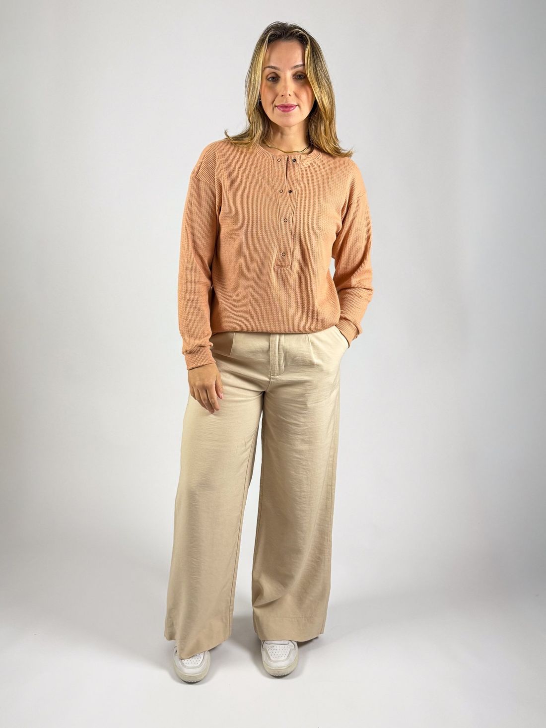 Blusa de amamentação Catarina - Rosa Pêssego Blusa de amamentação Catarina - Rosa Pêssego