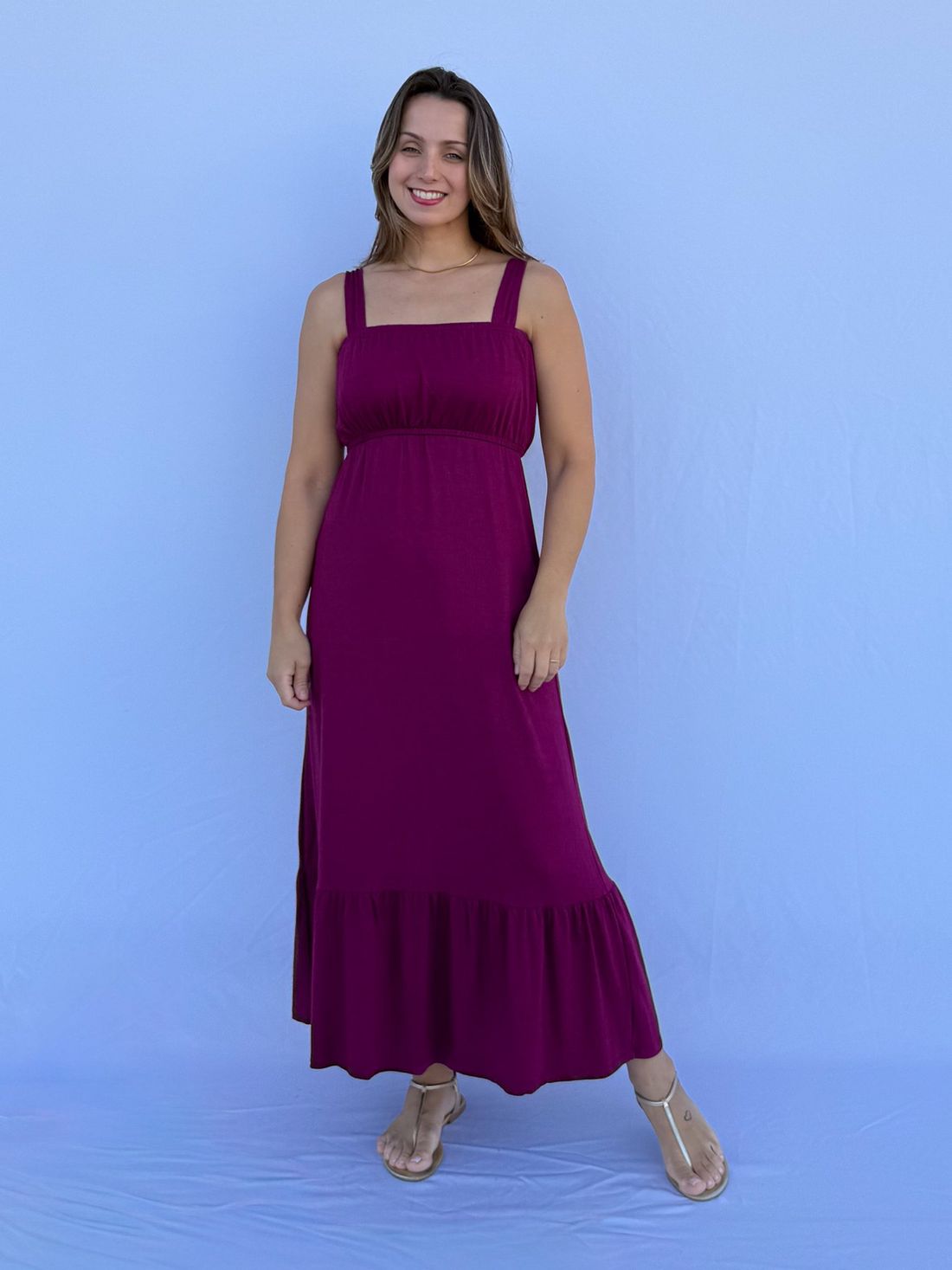 Vestido de Amamentação Lorena - Fúcsia