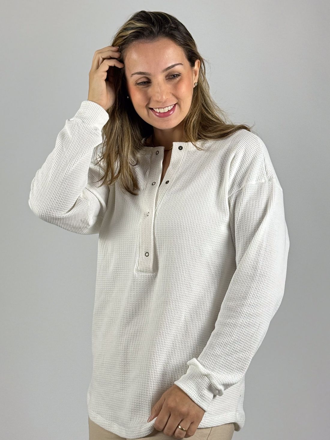 Blusa de amamentação Catarina - Off white Blusa de amamentação Catarina - Off white