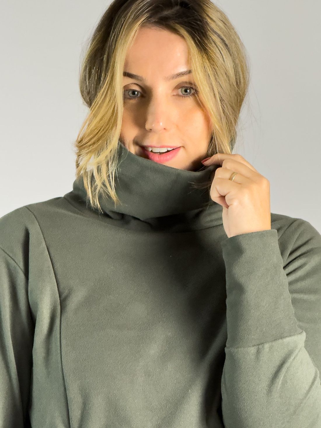 Blusa de amamentação Alice - Verde Blusa de amamentação Alice - Verde