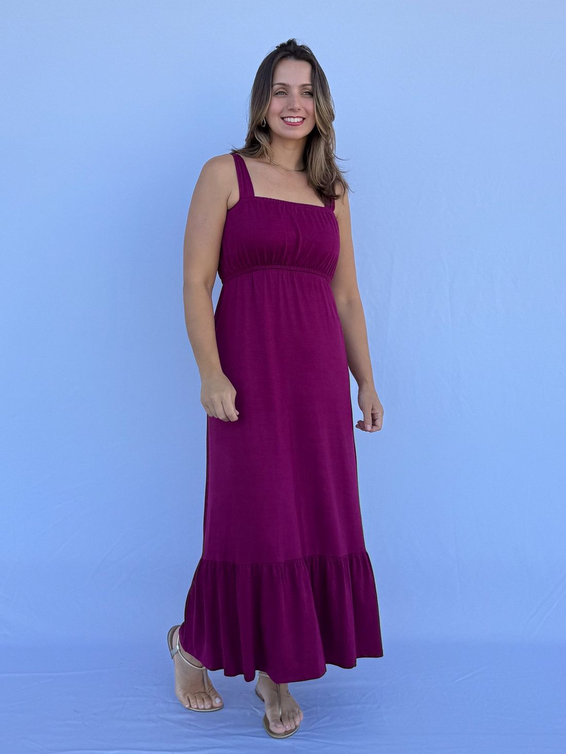 Vestido de Amamentação Lorena - Fúcsia