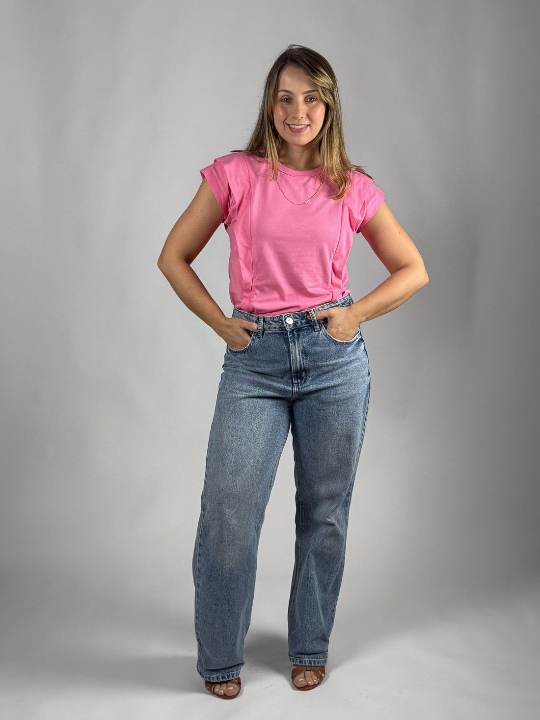 Regata Muscle Tee de amamentação - Rosa Regata Muscle Tee de amamentação - Rosa