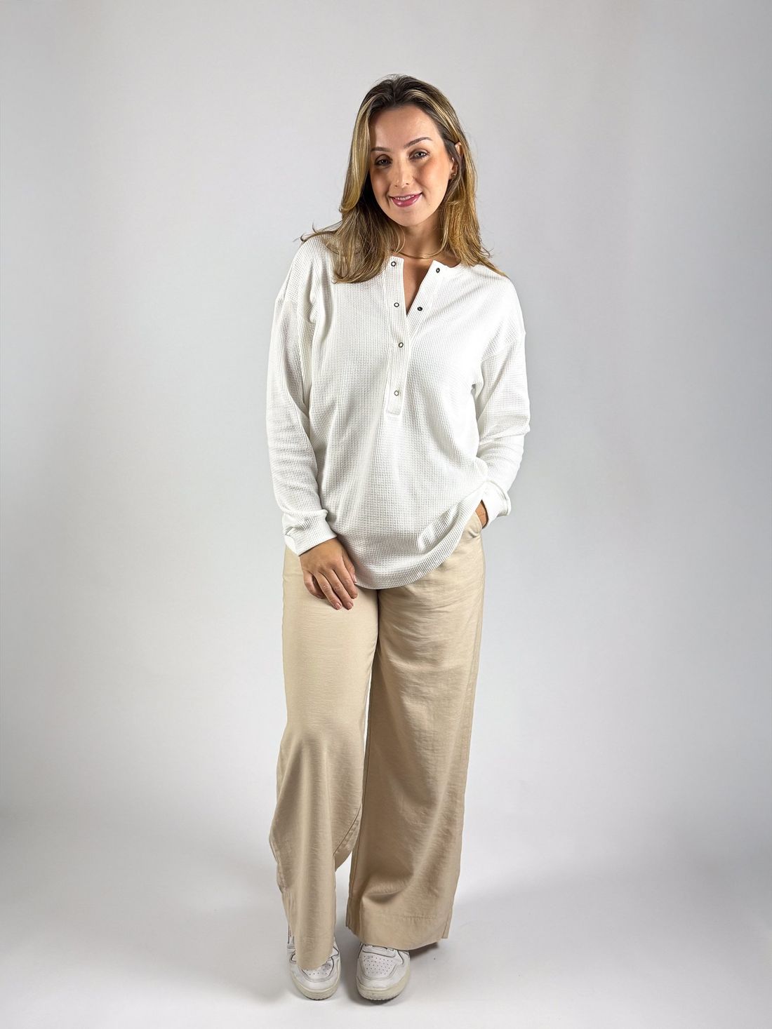 Blusa de amamentação Catarina - Off white Blusa de amamentação Catarina - Off white