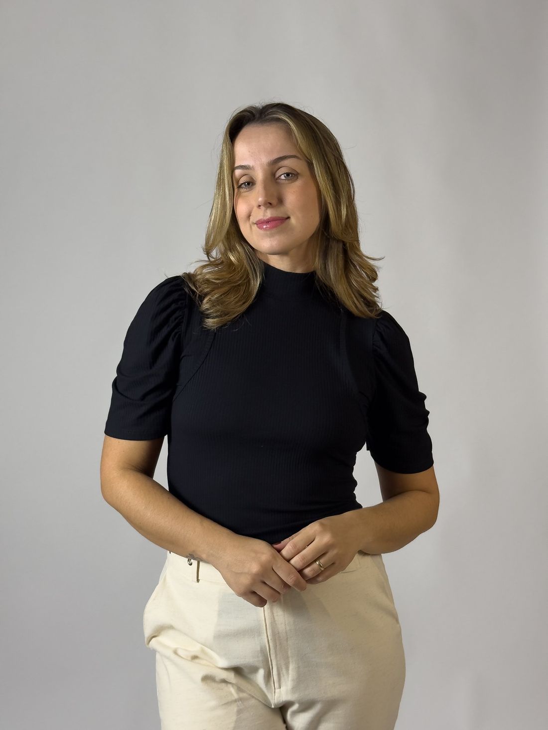 Blusa de amamentação Amélie - Preta Blusa de amamentação Amélie - Preta