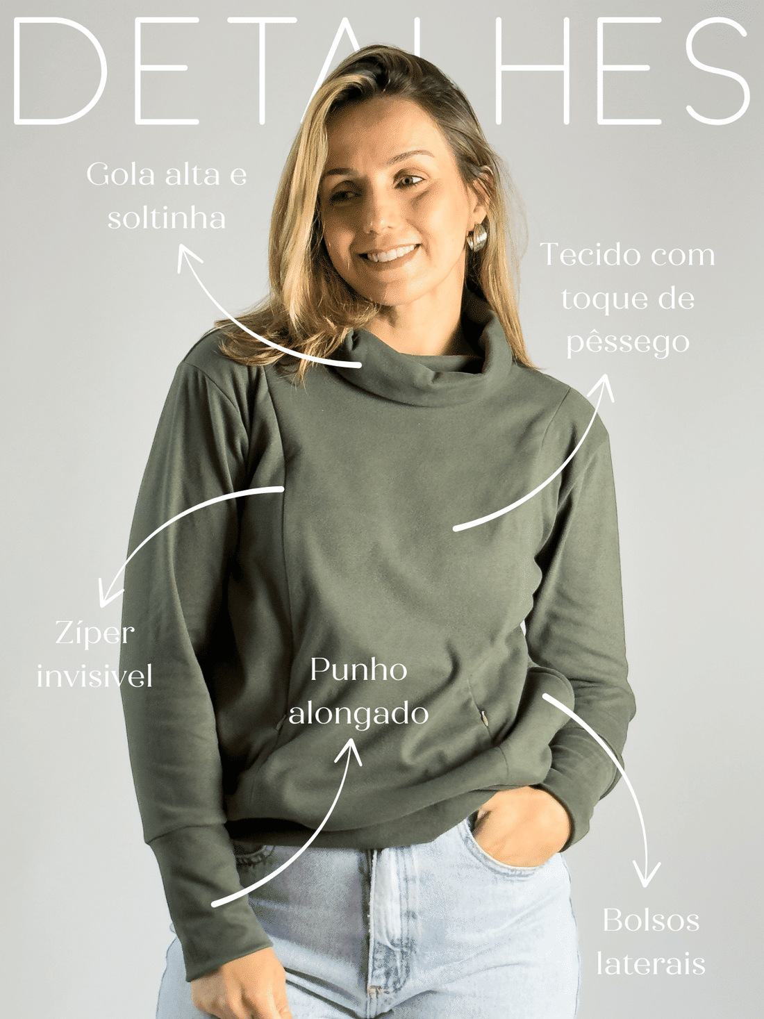 Blusa de amamentação Alice - Verde Blusa de amamentação Alice - Verde