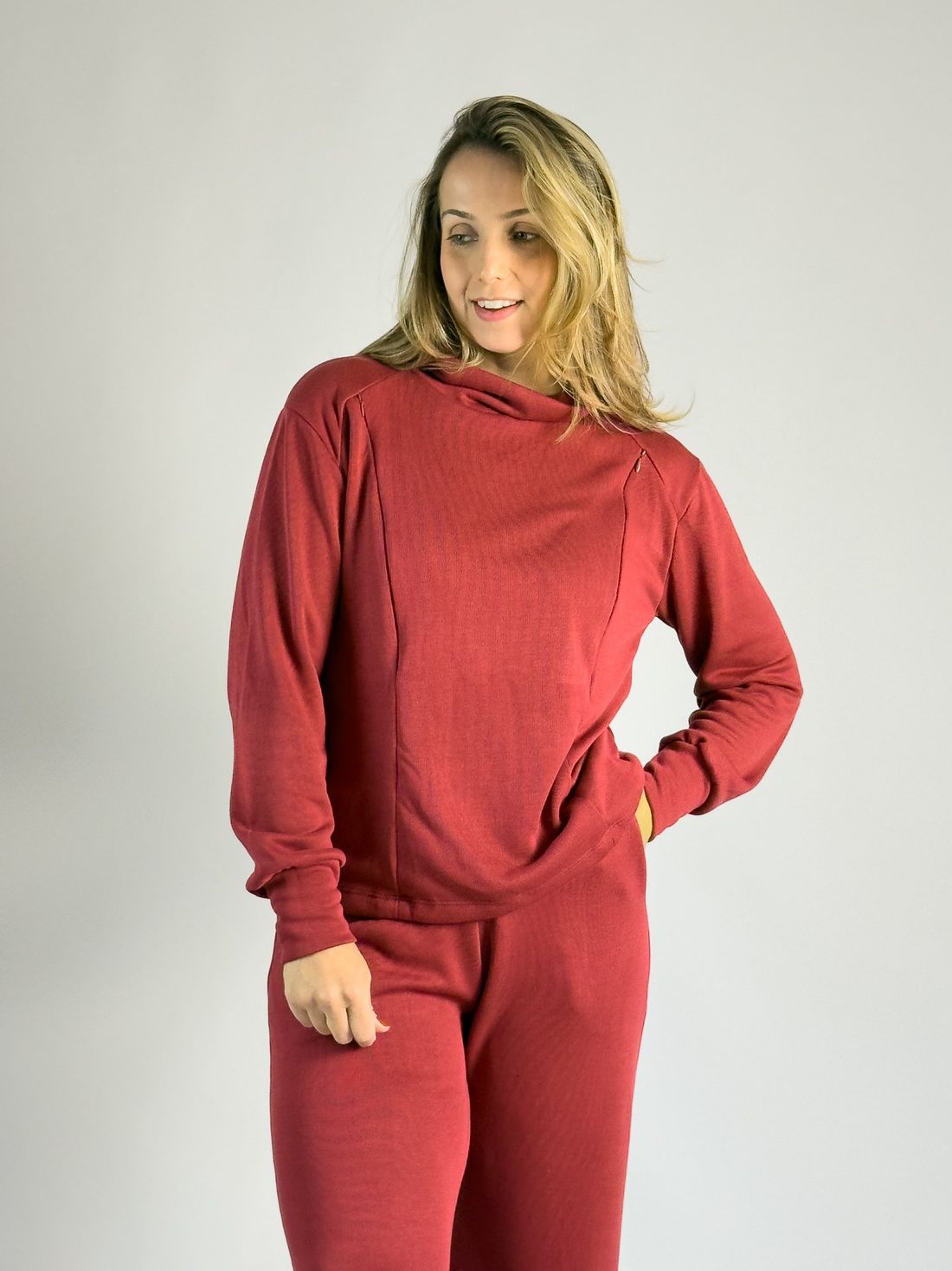 Conjunto amamentação Isadora - Terracota queimado Conjunto amamentação Isadora - Terracota queimado