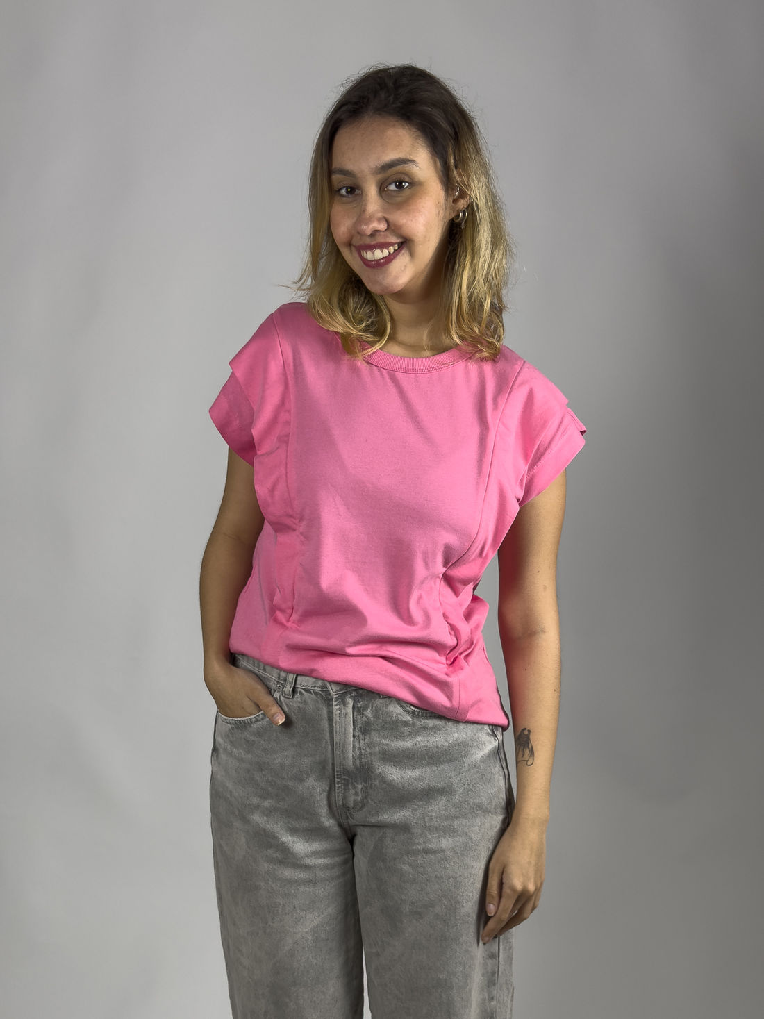 Regata Muscle Tee de amamentação - Rosa Regata Muscle Tee de amamentação - Rosa