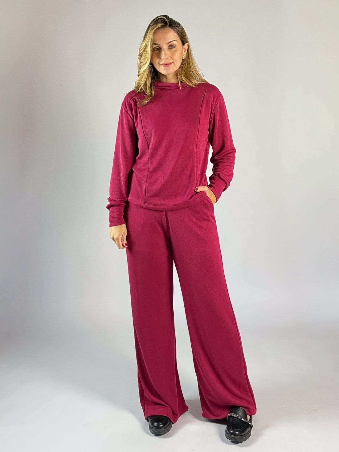 Conjunto amamentação Isadora - Bordô Conjunto amamentação Isadora - Bordô