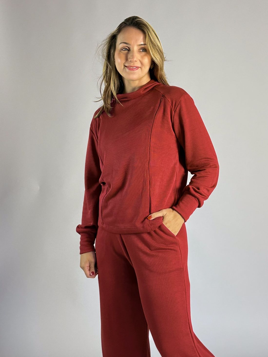 Conjunto amamentação Isadora - Terracota queimado Conjunto amamentação Isadora - Terracota queimado