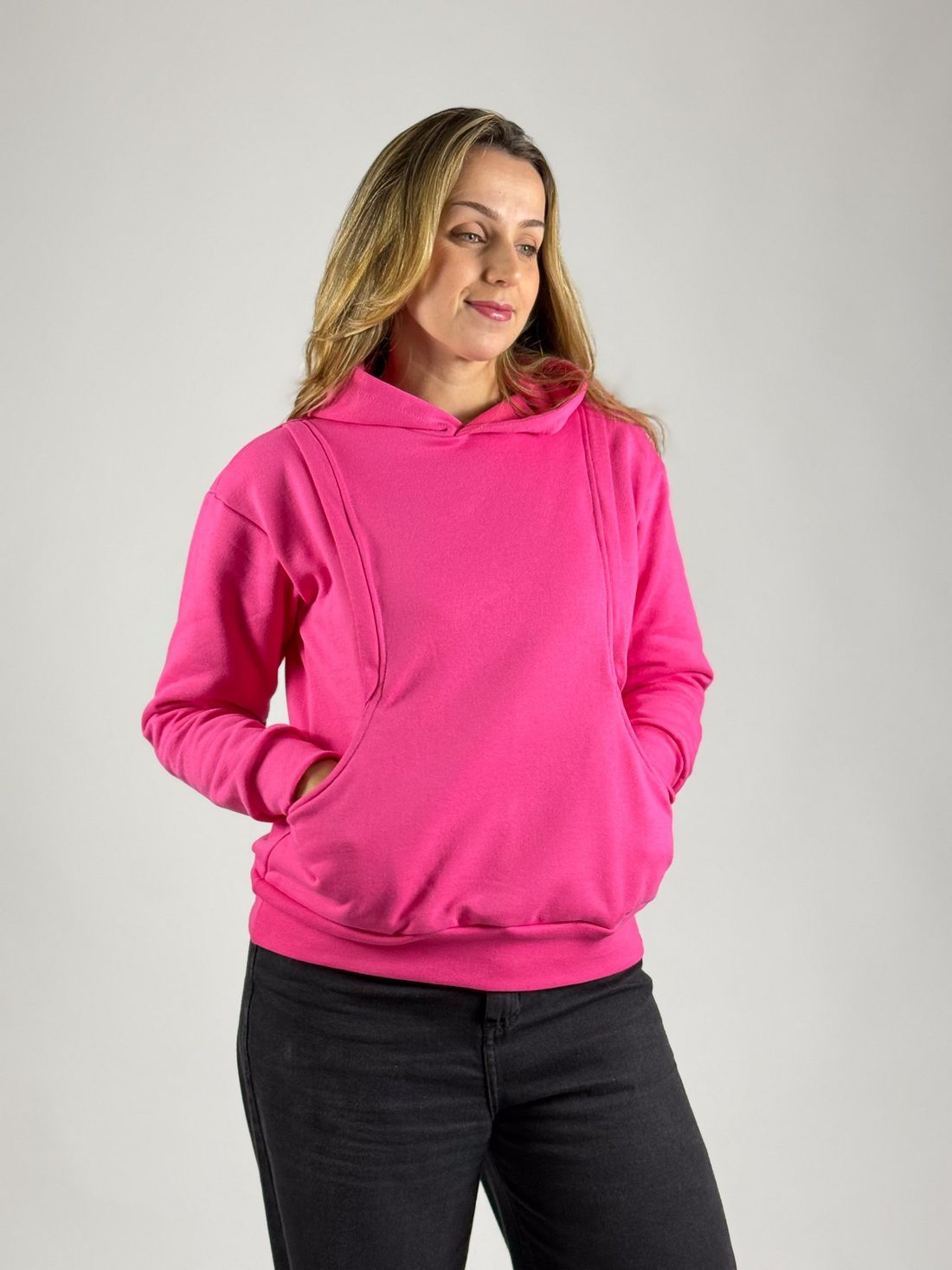 Moletom de amamentação - Pink Moletom de amamentação - Pink