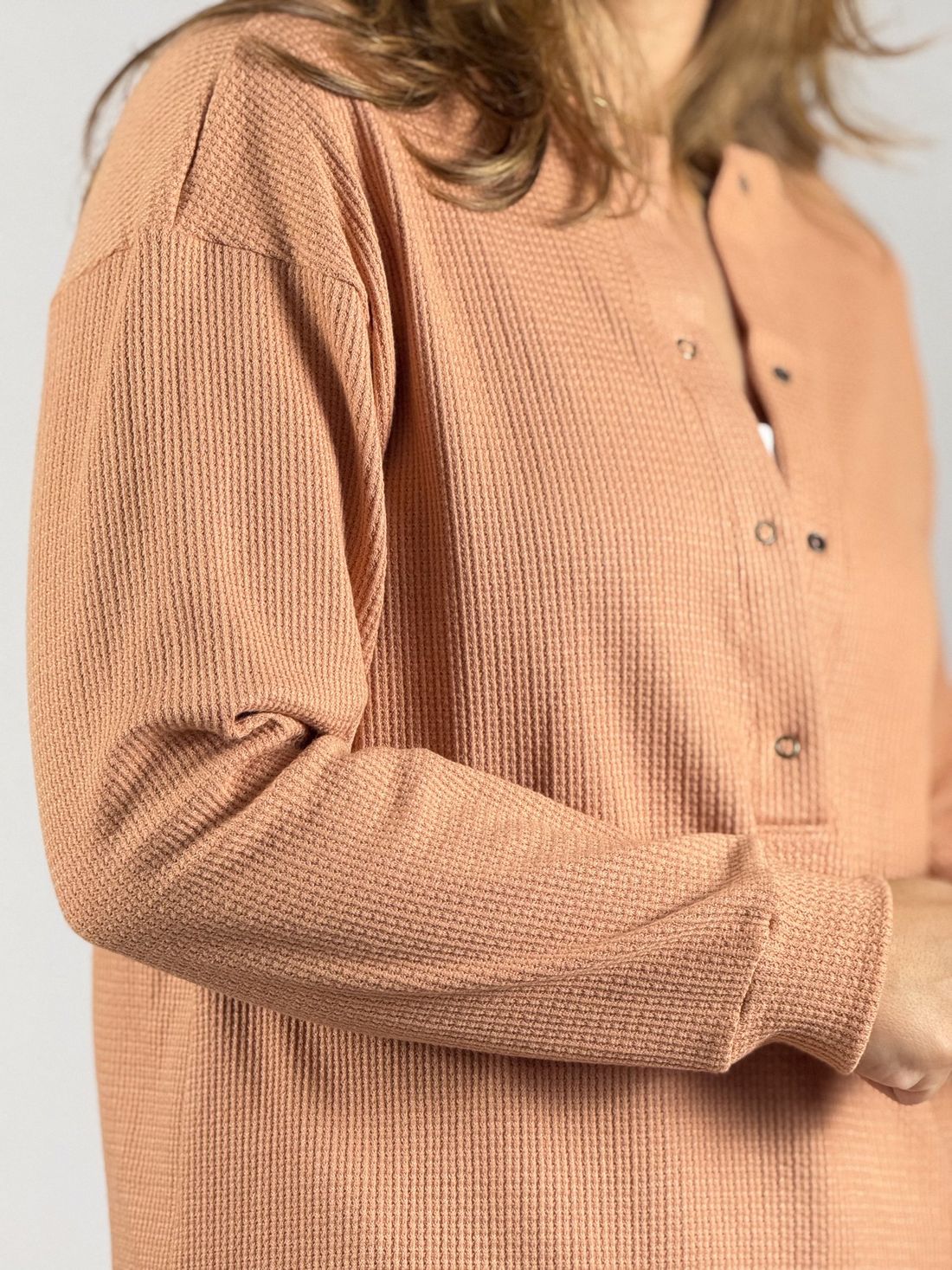 Blusa de amamentação Catarina - Rosa Pêssego Blusa de amamentação Catarina - Rosa Pêssego