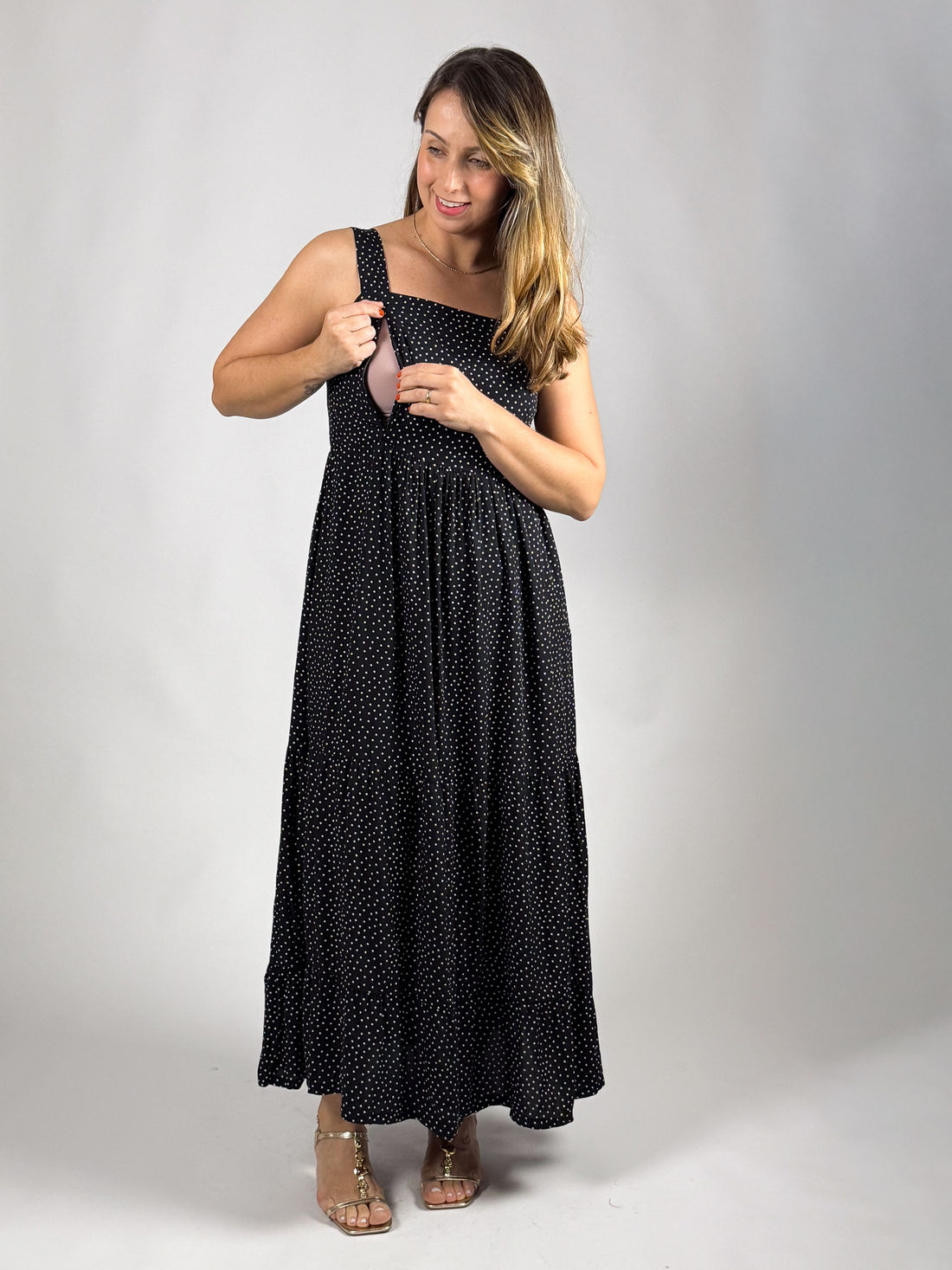 Vestido de amamentação - Cora