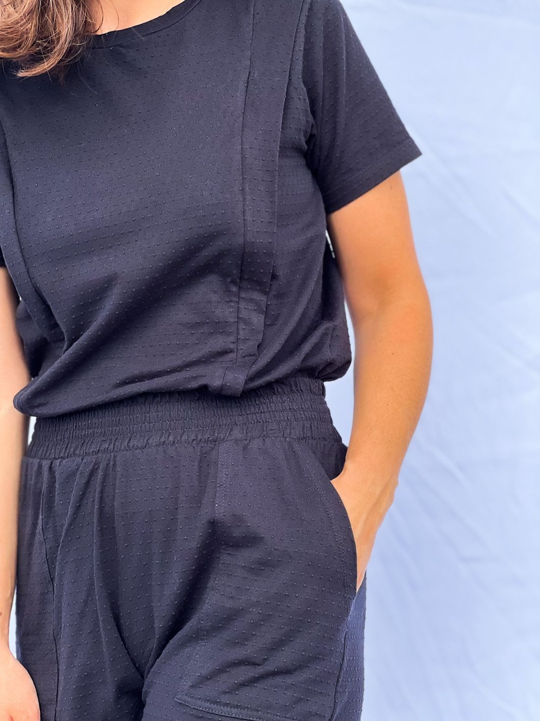 Conjunto amamentação verão - Preto Conjunto amamentação verão - Preto