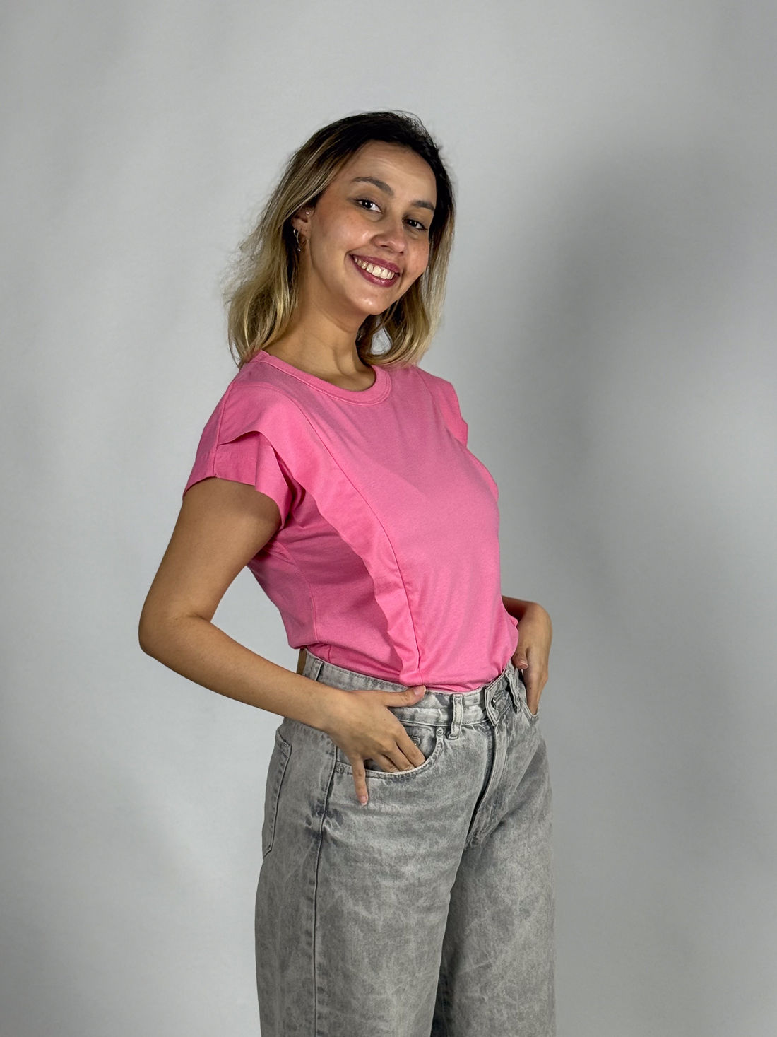 Regata Muscle Tee de amamentação - Rosa Regata Muscle Tee de amamentação - Rosa