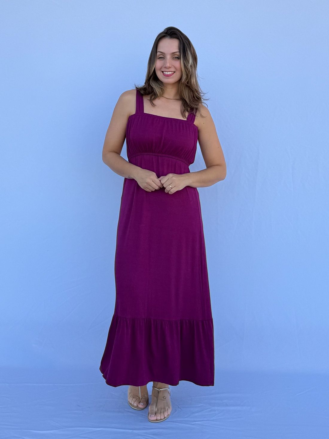 Vestido de Amamentação Lorena - Fúcsia
