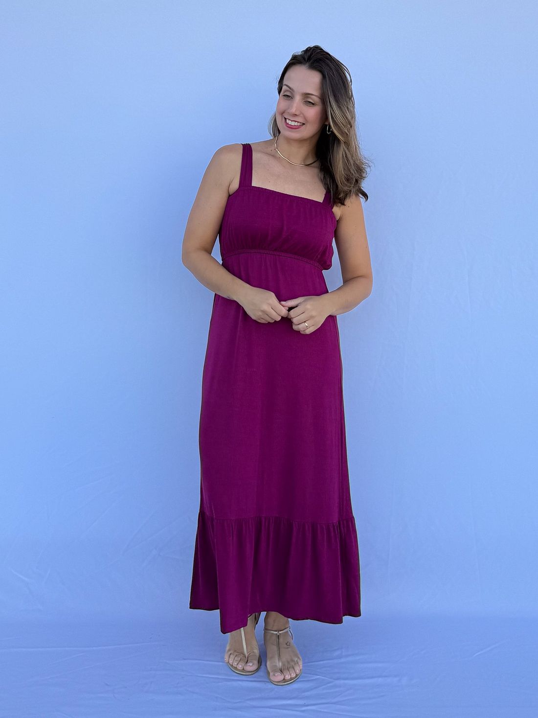 Vestido de Amamentação Lorena - Fúcsia