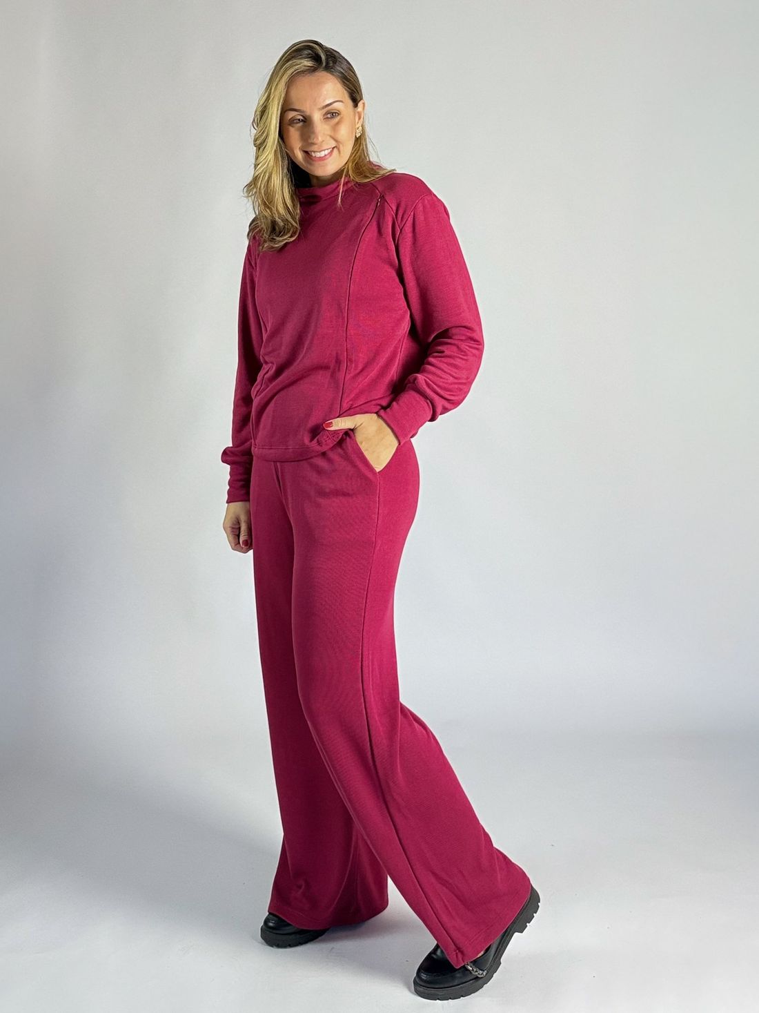 Conjunto amamentação Isadora - Bordô Conjunto amamentação Isadora - Bordô
