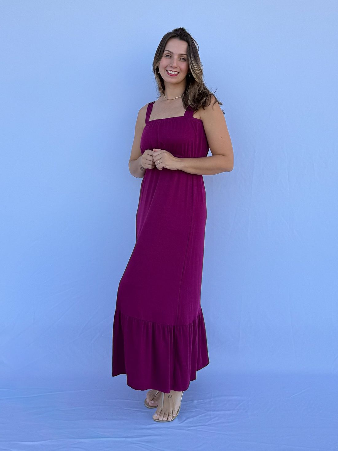 Vestido de Amamentação Lorena - Fúcsia