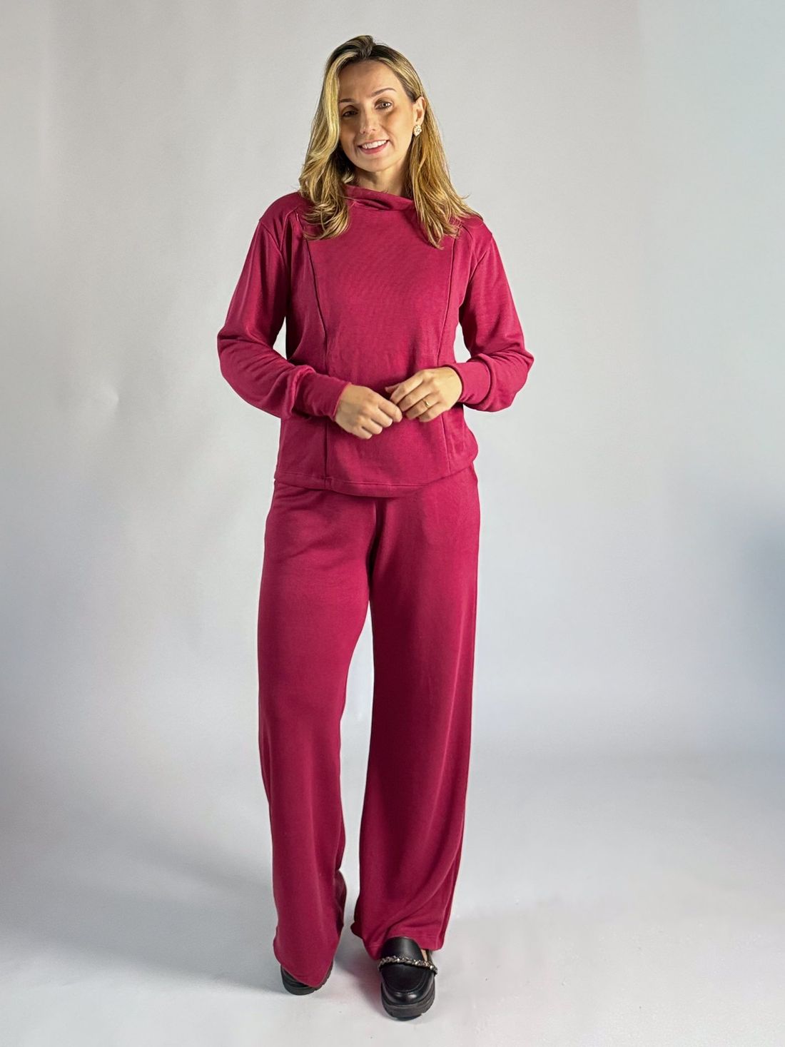 Conjunto amamentação Isadora - Bordô Conjunto amamentação Isadora - Bordô