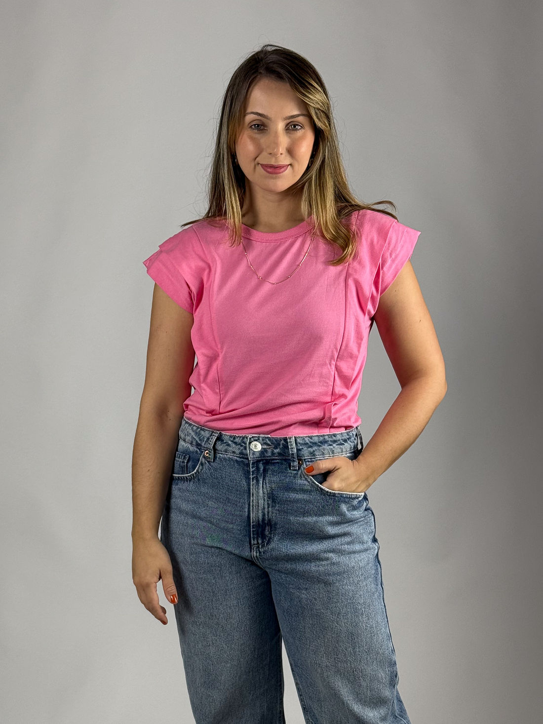 Regata Muscle Tee de amamentação - Rosa Regata Muscle Tee de amamentação - Rosa