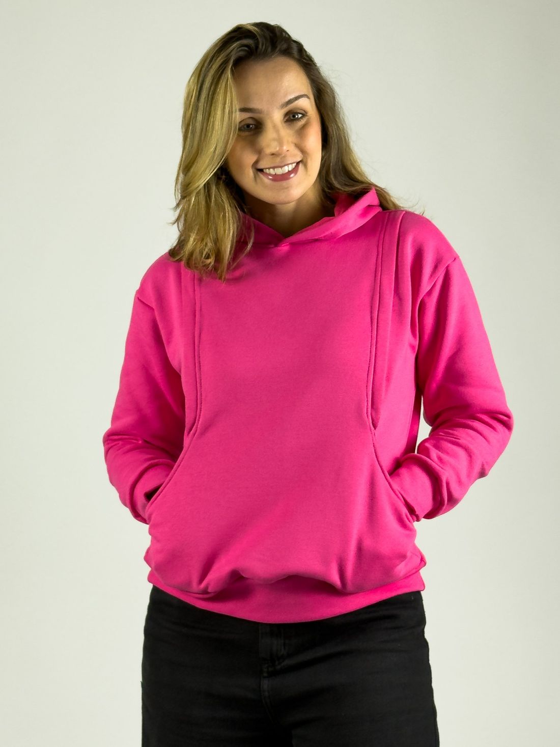 Moletom de amamentação - Pink Moletom de amamentação - Pink