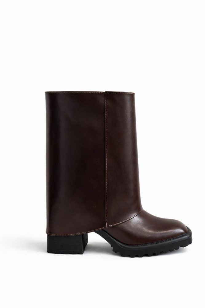 BOTA FEMININA 3 EM 1 SALTO ALTO MARROM ANGELINA BOTA FEMININA 3 EM 1 SALTO ALTO MARROM ANGELINA