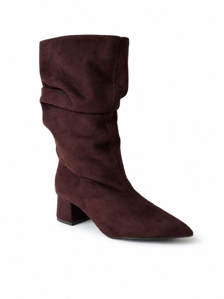 BOTA FEMININA CANO MÉDIO SLOUCH SILVIA MARROM BOTA FEMININA CANO MÉDIO SLOUCH SILVIA MARROM