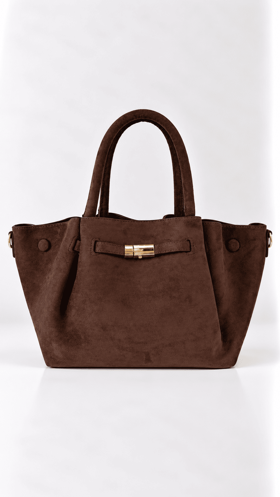 BOLSA TOTE SUEDE MARROM ELLA BOLSA TOTE SUEDE MARROM ELLA