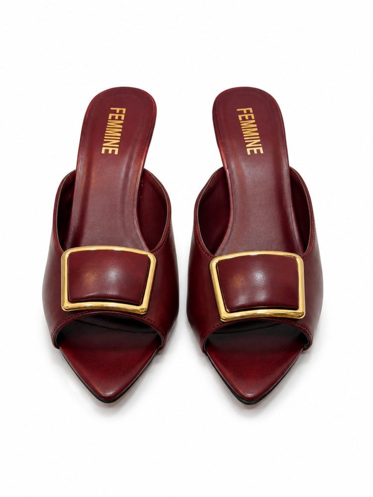 TAMANCO BICO FOLHA SALTO KITTEN HEELS LORENA burgundy TAMANCO BICO FOLHA SALTO KITTEN HEELS LORENA burgundy