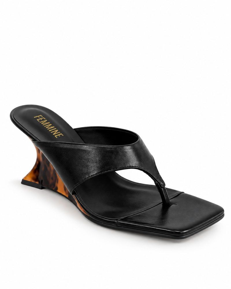 TAMANCO ANABELA SALTO MARMORIZADO IBIZA PRETO TAMANCO ANABELA SALTO MARMORIZADO IBIZA PRETO