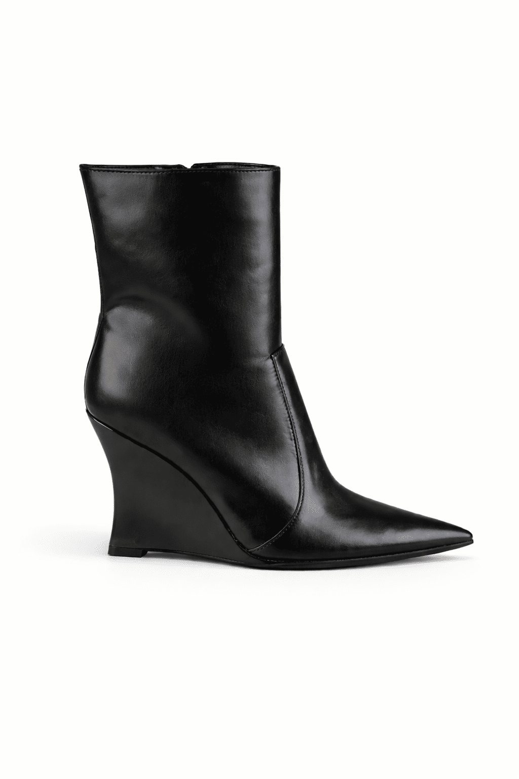 Bota Salto Wedge Fivela Cano Curto Roberta Bota Salto Wedge Fivela Cano Curto Roberta