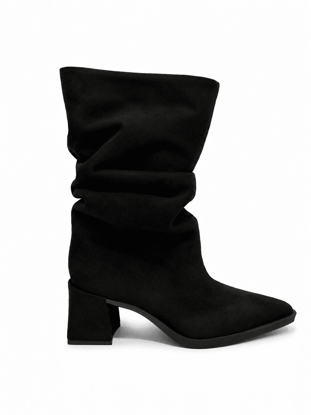 BOTA FEMININA CANO MÉDIO SLOUCH LOHANY PRETA BOTA FEMININA CANO MÉDIO SLOUCH LOHANY PRETA