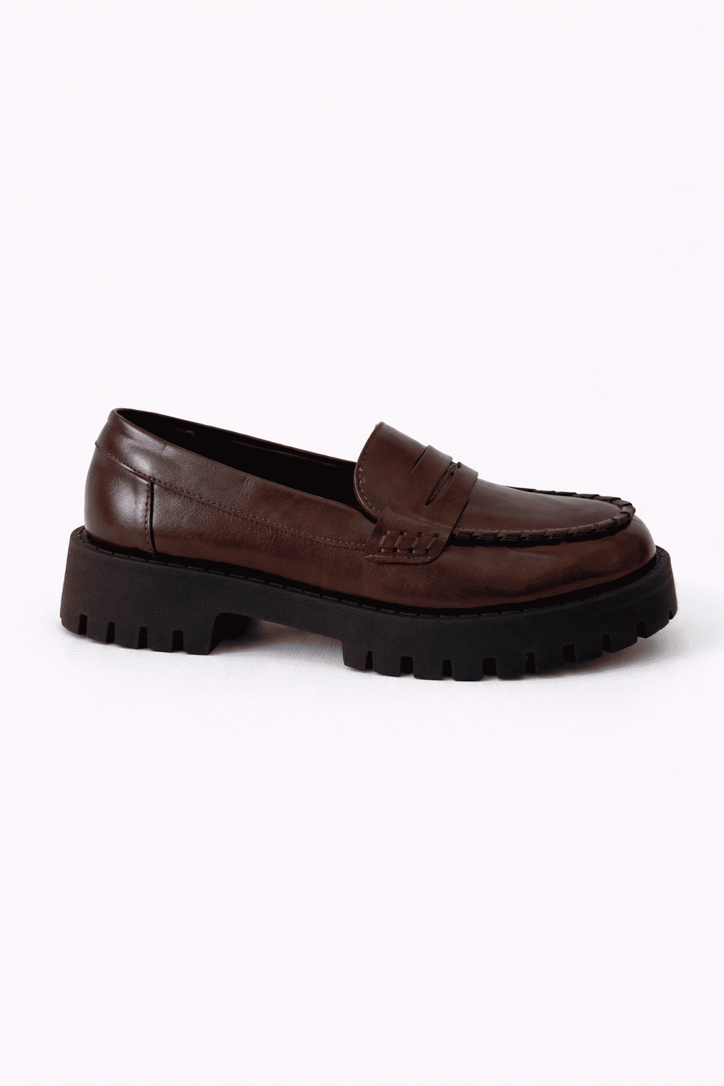 Loafer Feminino Solado Tratorado Mila Marrom Loafer Feminino Solado Tratorado Mila Marrom