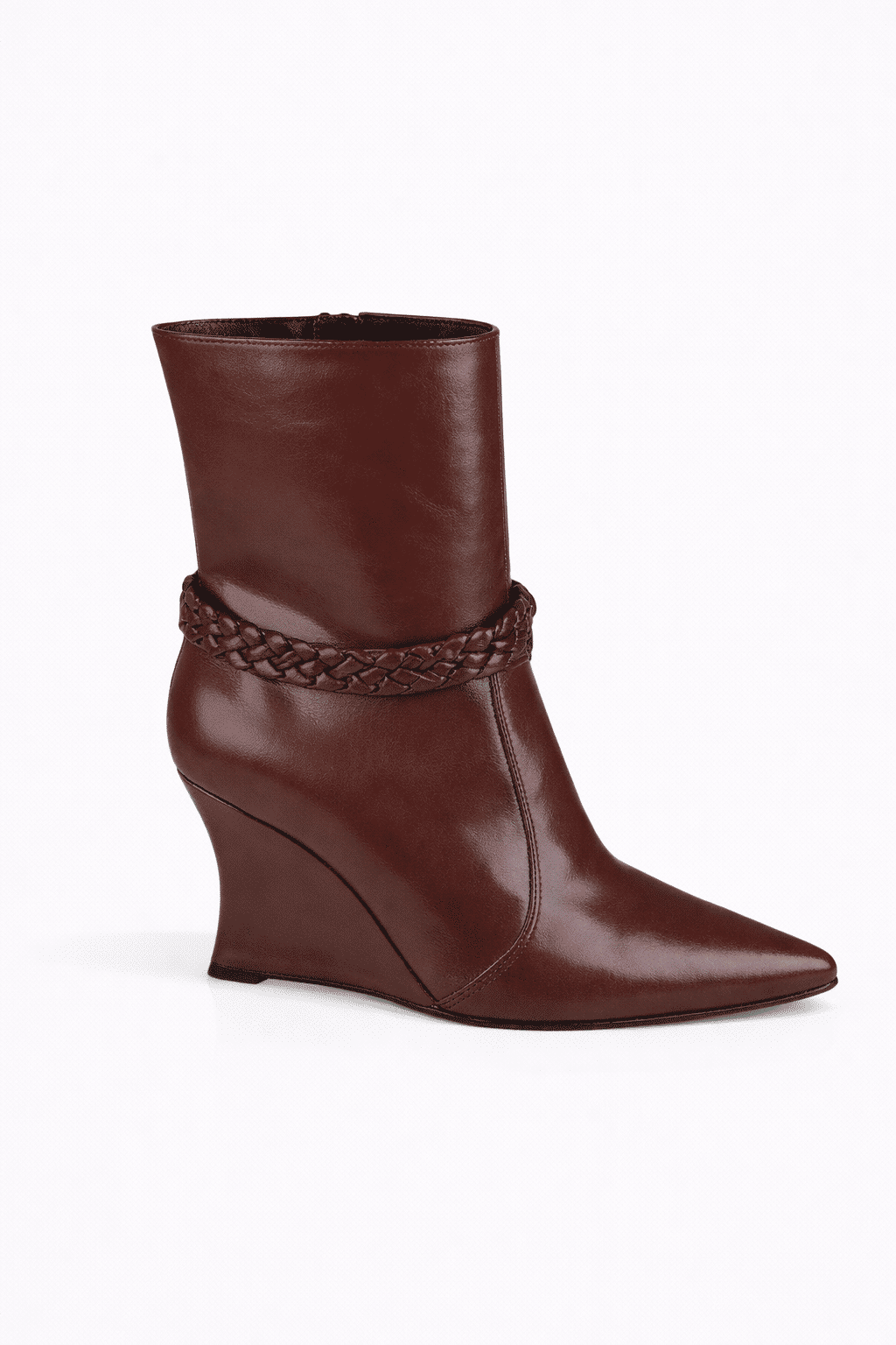 Bota Salto Wedge Fivela Cano Curto Roberta Bota Salto Wedge Fivela Cano Curto Roberta
