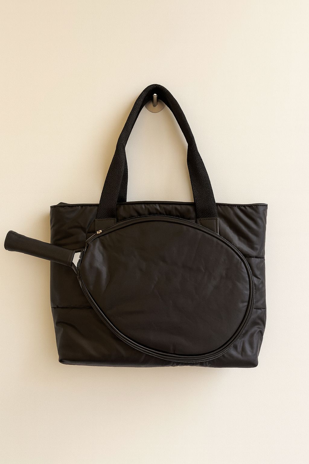Bolsa Beach Tênis Play Preta com Raqueteira Bolsa Beach Tênis Play Preta com Raqueteira