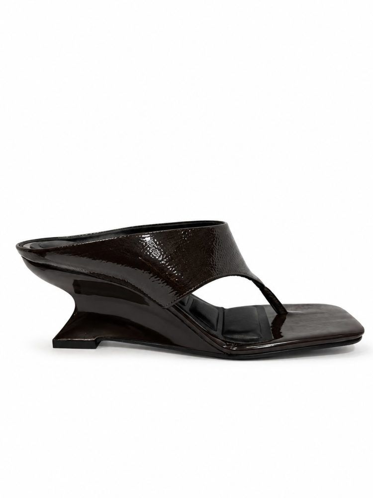 TAMANCO FLIP FLOP ANABELA JOANA MARROM TAMANCO FLIP FLOP ANABELA JOANA MARROM
