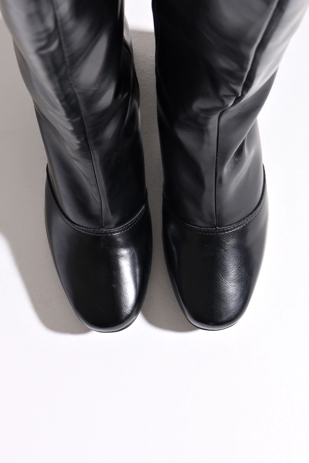 Bota Feminina Cano Longo Salto Bloco Khloe Preta Bota Feminina Cano Longo Salto Bloco Khloe Preta