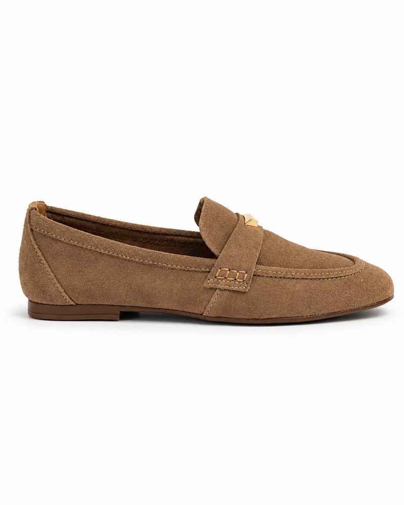 LOAFER LAUREN COURO ORIGINAL LAUREN TAUPE LOAFER LAUREN COURO ORIGINAL LAUREN TAUPE