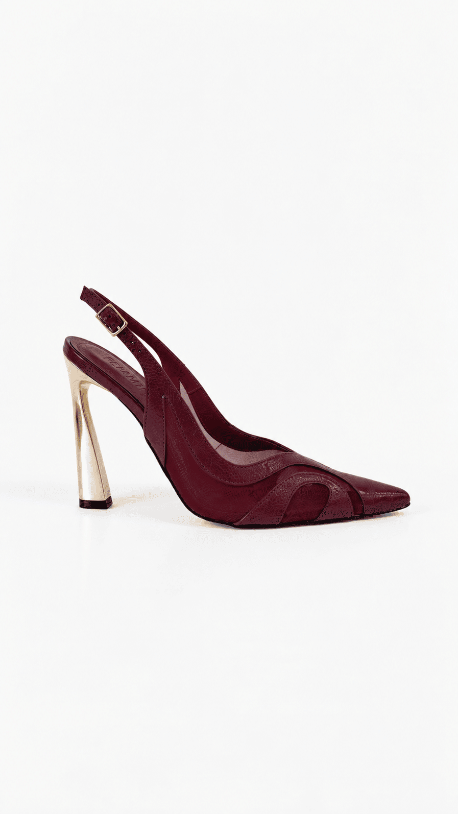 SLINGABACK SALTO FINO CABEDAL TELA Rihanna MARSALA SLINGABACK SALTO FINO CABEDAL TELA Rihanna MARSALA