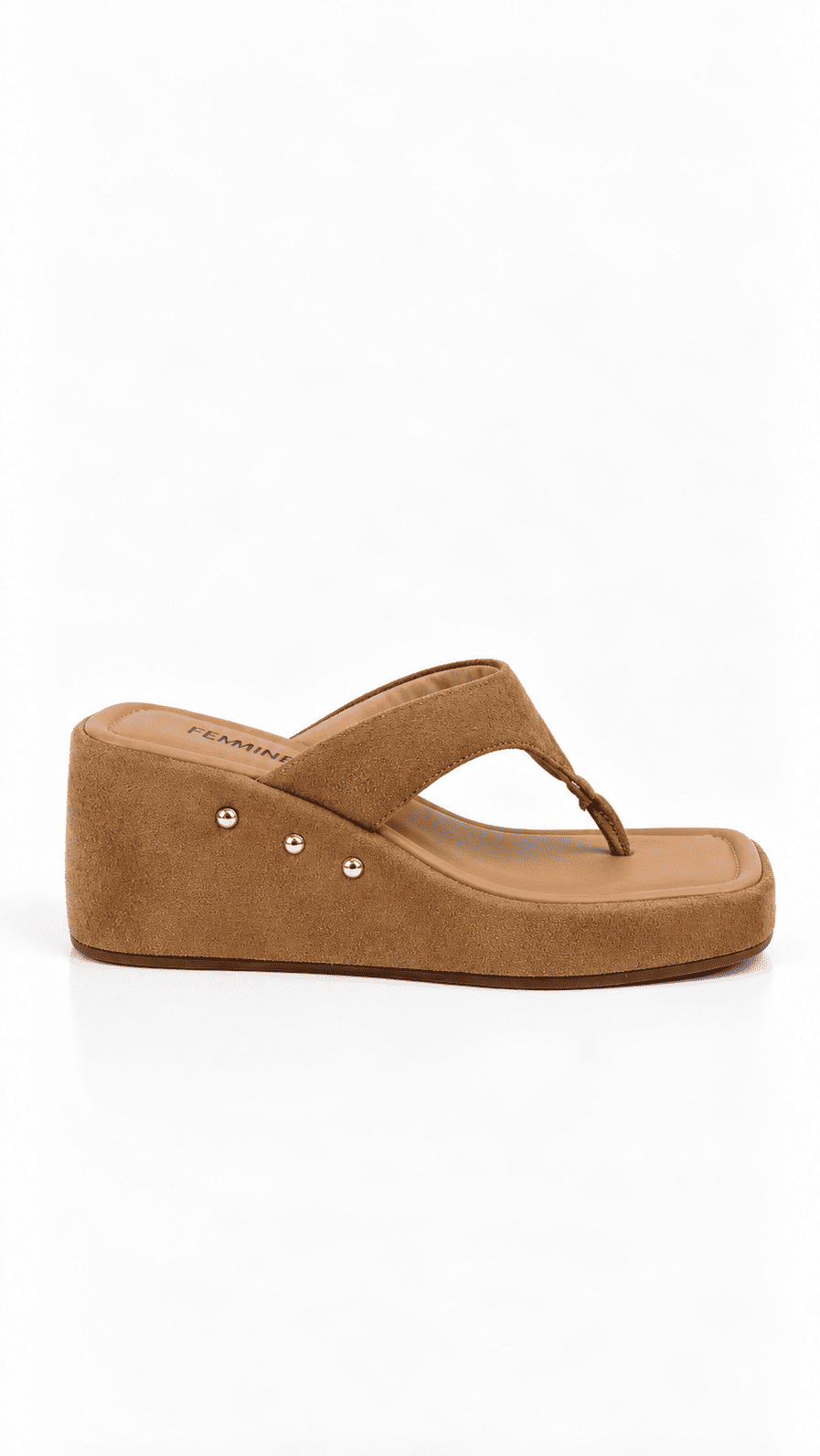 Tamanco Plataforma Flip Flop Malu Nude Tamanco Plataforma Flip Flop Malu Nude