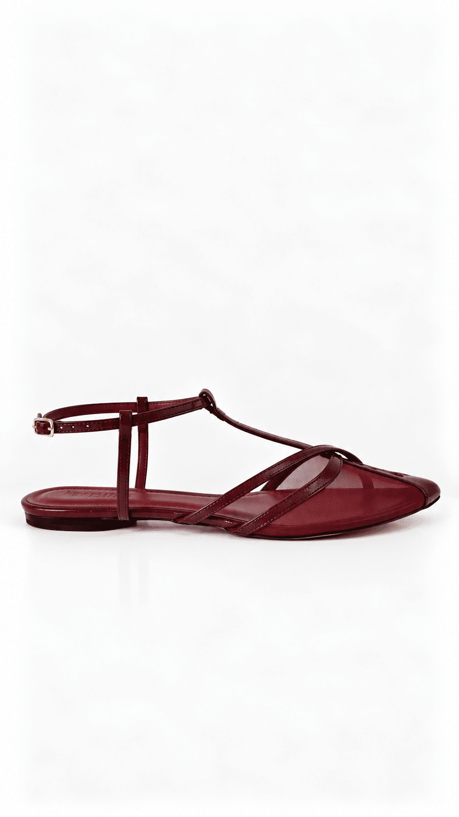 Sapatilha Slingback em Tela Rihanna Marsala Sapatilha Slingback em Tela Rihanna Marsala