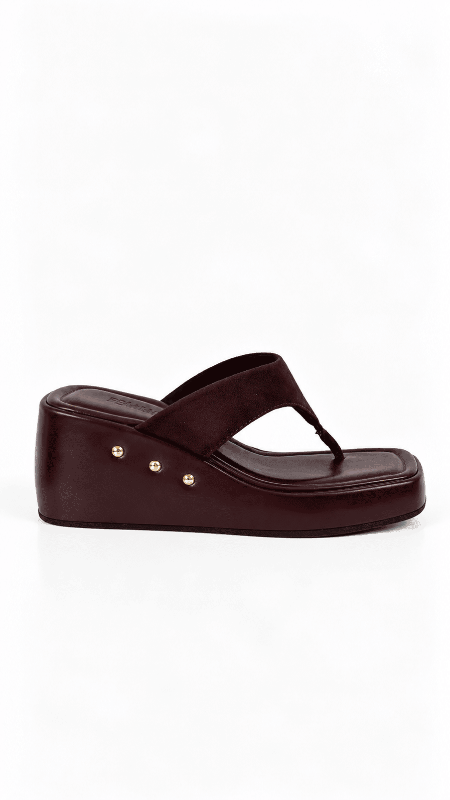 Tamanco Plataforma Flip Flop Malu Marrom Tamanco Plataforma Flip Flop Malu Marrom