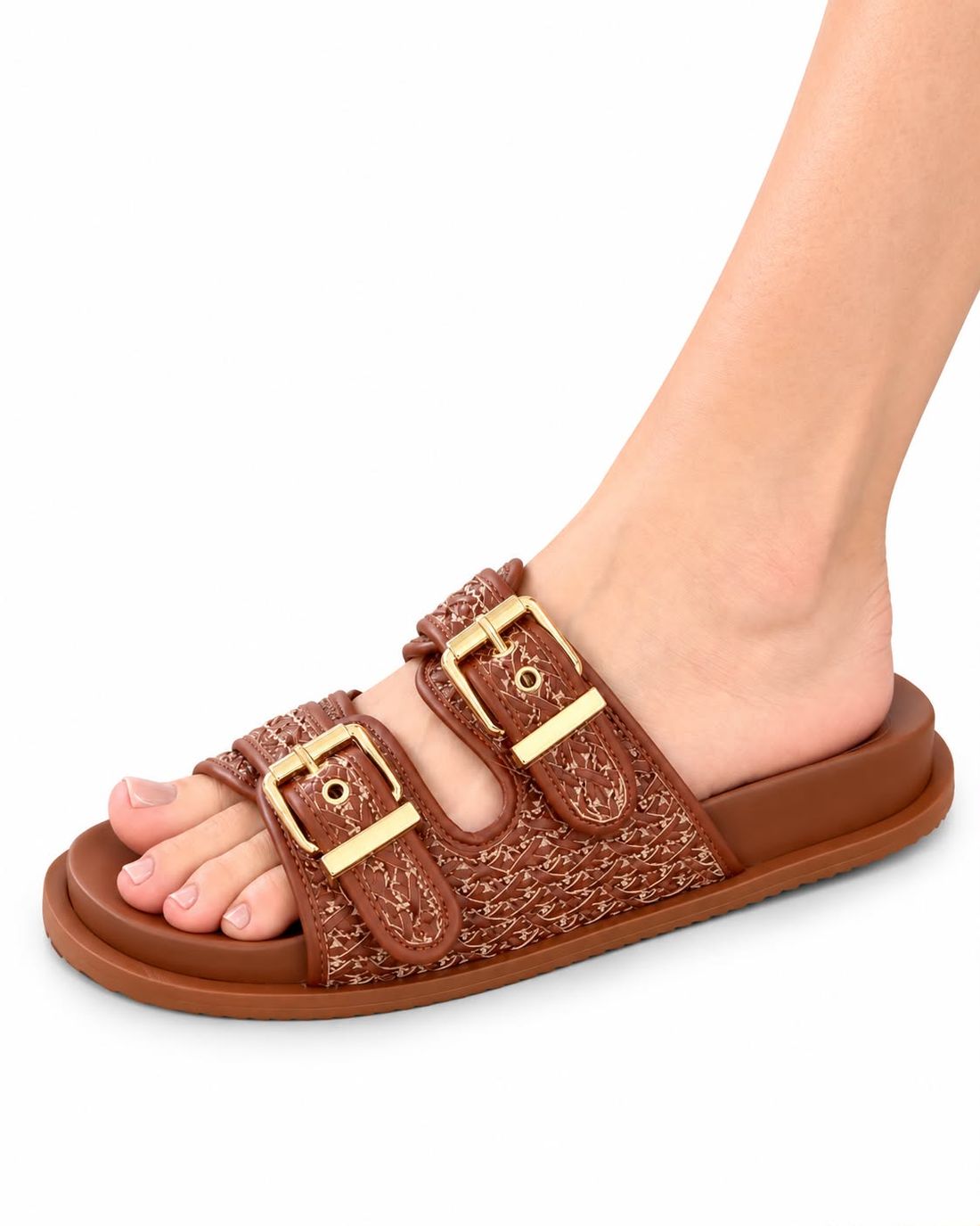Papete Feminina Anatômica Ibiza Caramelo Papete Feminina Anatômica Ibiza Caramelo