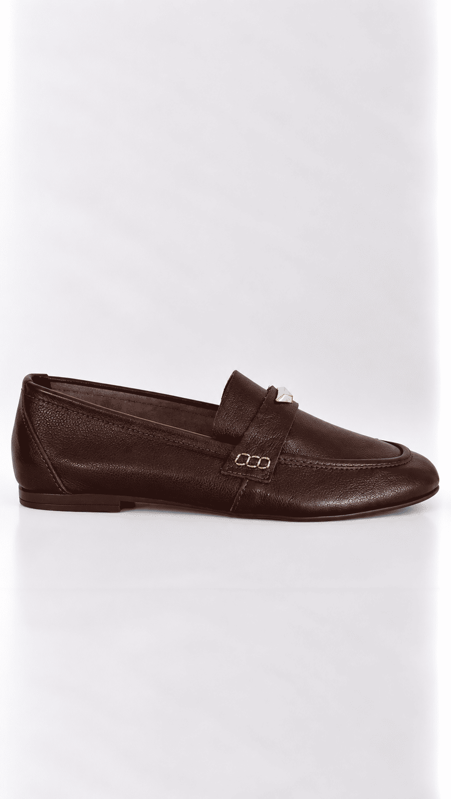 LOAFER LAUREN COURO ORIGINAL LAUREN MARROM LOAFER LAUREN COURO ORIGINAL LAUREN MARROM